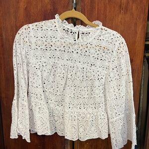 Veronica Beard Eyelet Shirt